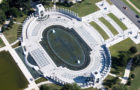 Aerial view of the World War II Memorial