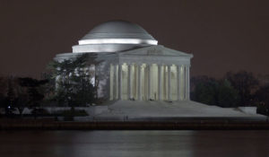 Jefferson Memorial by night‎