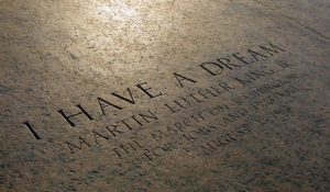 “In this temple, as in the hearts of the people for whom he saved the Union, the memory of Abraham Lincoln is enshrined forever.” Beneath these words, the 16th President of the United States—the Great Emancipator and preserver of the nation during the Civil War—sits immortalized in marble. As an enduring symbol of Freedom, the Lincoln Memorial attracts anyone who seeks inspiration and hope. (National Park Service)