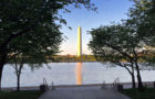 View of the Washington Monument from the Franklin Delano Roosevelt Memorial.