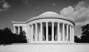 Jefferson Memorial, East Potomac Park, Washington, District of Columbia, DC - West elevation. 4 June 1991. (Library of Congress)