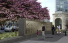 A Massachusetts Avenue rendering perspective of the Memorial to the Victims of the Ukrainian Holodomor of 1932-1933. (Courtesy Hartman-Cox Architects and The Kurylas Studio.)