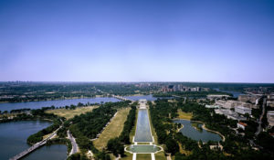 National Mall image taken from the Washington Monument (Library of Congress)