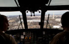 The Tidal Basin and Washington Monument are visible from the cockpit of Marine One during President Barack Obama's flight from Joint Base Andrews, Md., to the White House in Washington, D.C., Dec. 20, 2011. (Official White House Photo by Pete Souza)