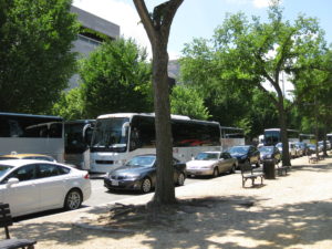 Mall buses at museums - ELlen