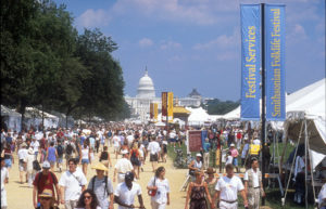 Since the 1970s, the Smithsonian’s Folklife Festival held each summer introduces Americans to cultural traditions from different parts of the country and from around the world