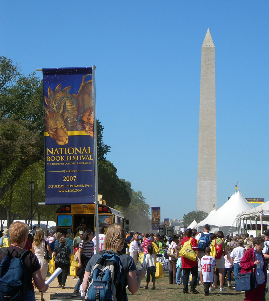 A family favorite is the National Book Festival where readers of all ages come to meet beloved authors and share stories about history, art, literature, and poetry