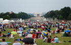 What gives the Mall its meaning is the ways in which we use the Mall as a public space; shown here is a July 4th celebration.  If we allow the erosion of public use to continue, will events like this become a thing of the past?