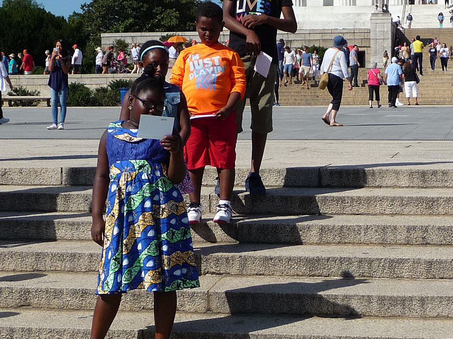 Others told of Marian Anderson’s 1939 concert and Martin Luther King’s 1963 speech on the steps of the Lincoln Memorial, President Obama’s Inauguration events on that same spot, and the Cherry Blossom Festival.