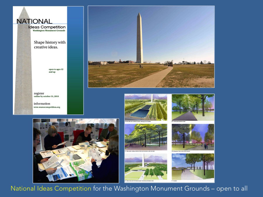 National Ideas Competition for the Washington Monument Grounds – open to all