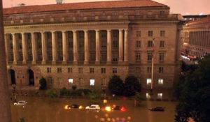 2006 flooding along the National Mall (Courtesy of GSA)