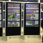 The exhibit, National Mall: Stage For Democracy, is located across from Baggage Claim 4, Terminal B, at Ronald Reagan Washington National Airport.