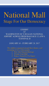 The National Mall: Stage For Democracy Exhibit at Reagan National Airport: Introduction