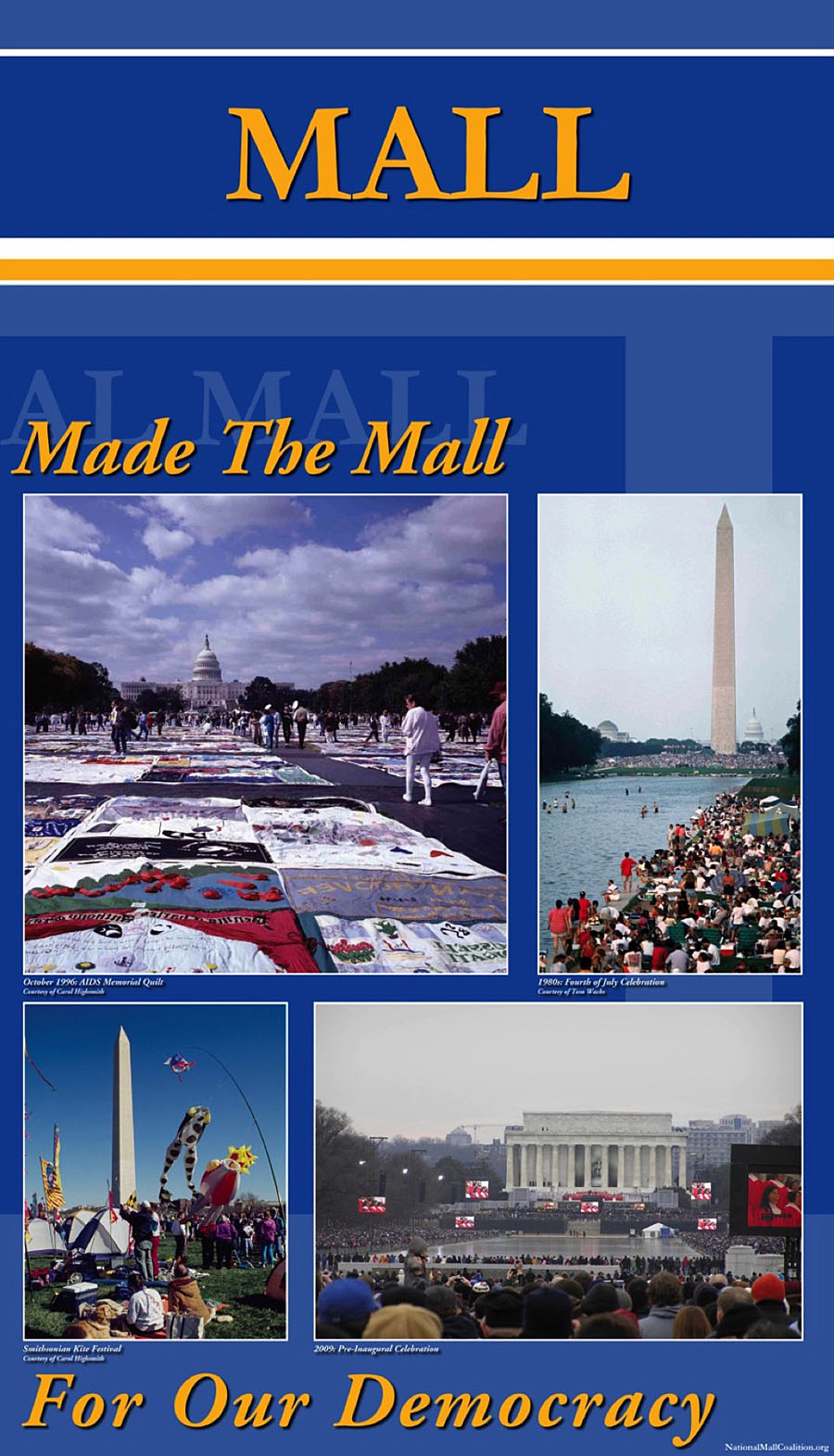 The National Mall: Stage For Democracy Exhibit at Reagan National Airport: Made the Mall ...