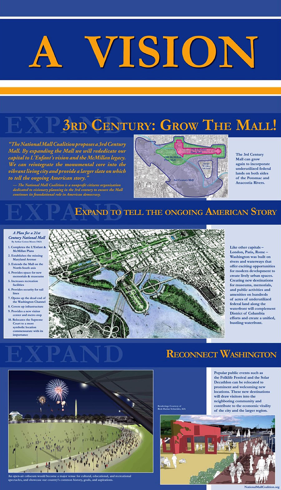 The National Mall: Stage For Democracy Exhibit at Reagan National Airport: A Vision ...