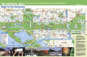 2017 National Mall map and historical guide