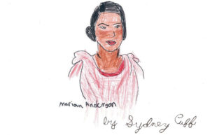 "Presenting Marian Anderson" by Sydney Cuff, 11 years old from the Shining Stars Montessori Academy Public Charter School