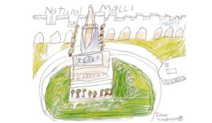 National Mall illustration by Eshan Timberlake