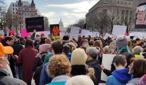 The crowd at the National Mall taking part in the March for Our Lives (Photograph by Thomas F. King)
