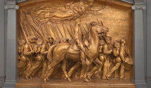 Shaw Memorial by Saint-Gaudens, Augustus (Courtesy National Gallery of Art)