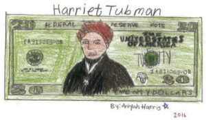 Harriet Tubman illustration by Aniyah Harris