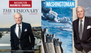 Articles on renowned local architect Arthur Cotton Moore appear in Washingtonian magazine and the Washington Business Journal.