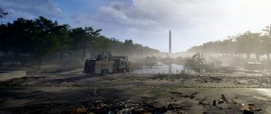 Ubisoft's third person shooter, Tom Clancy's The Division 2, features such ravaged Washington D.C. landmarks as the Washington Monument.