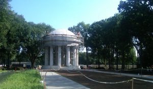The American Recovery and Revitalization Act restored the District of Columbia War Memorial in 2010. (National Park Service)