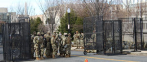 Security for the Presidential Inauguration around the National Mall and Capitol building (Photo by Lisa Benton-Short)