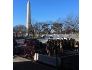 Security around the National Mall and U.S. Capitol building (Photo by Lisa Benton-Short / National Mall Coalition)