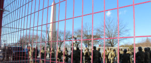 Security around the National Mall and U.S. Capitol building (Photo by Lisa Benton-Short / National Mall Coalition)