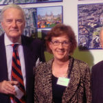 Albert Small (right) with fellow National Mall Coalition Board members Arthur Cotton Moore and Judy Scott Feldman at the November 2013 opening of our National Mall Underground Exhibition in downtown Washington.