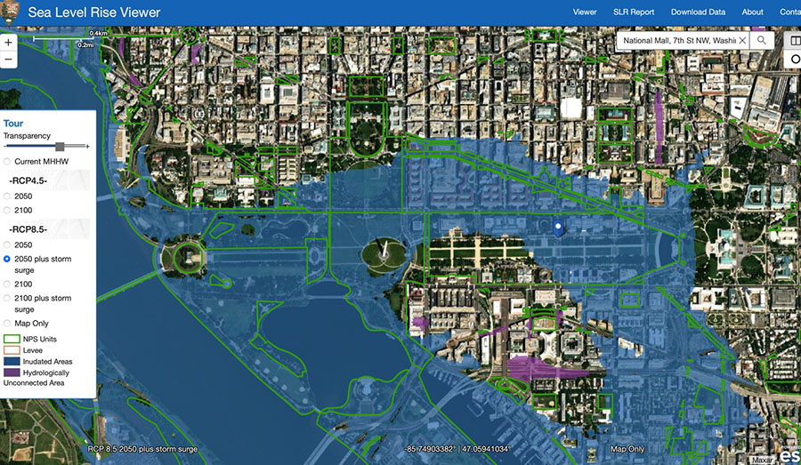 Mall Flood Quiz map