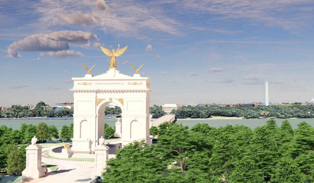 "Triumphal Arch" rendering (Courtesy Harrison Design)